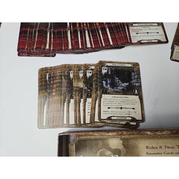 Khazad-Dum Lord of the Rings Card Game Expansion LCG Board Used Complete - Picture 11 of 12